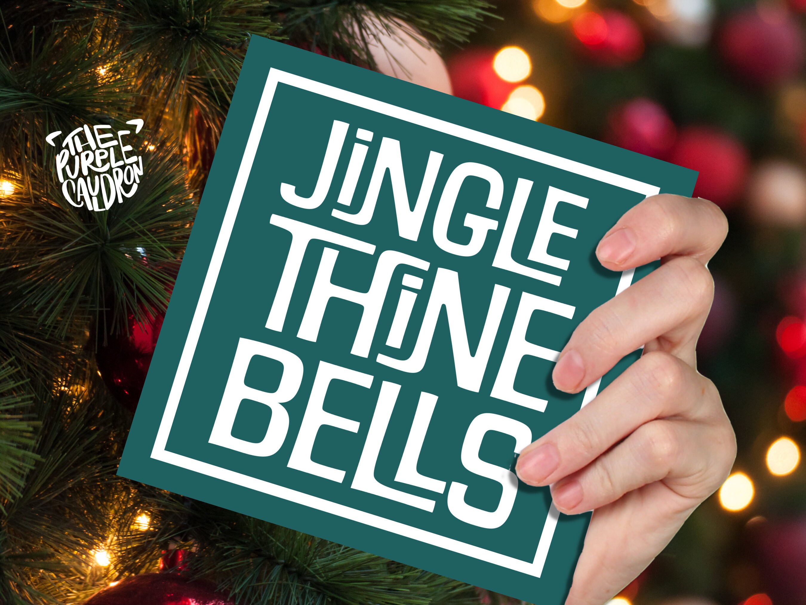 Cheeky Christmas Card Messages "Jingle Thine Bells" Medieval Old English Speak Red or Green Greetings Card Friends Tongue in Cheek Xmas 2022 - View 6