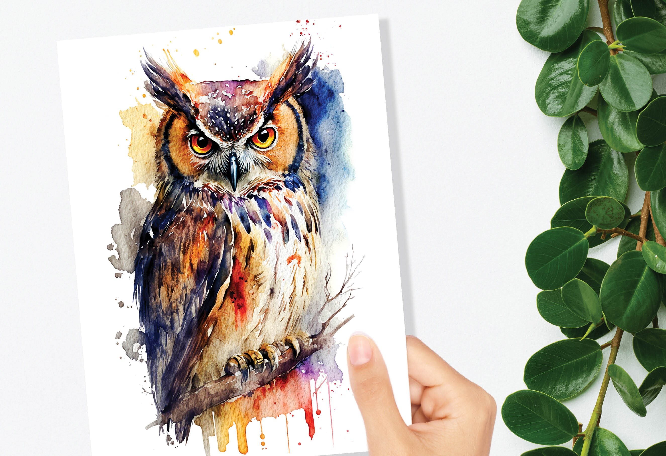 Owl Good Luck Card Birthday Graduation Well Done Exams School Leaving New Job Congratulations Dark Academia Thinking of You Greetings Cards - View 10