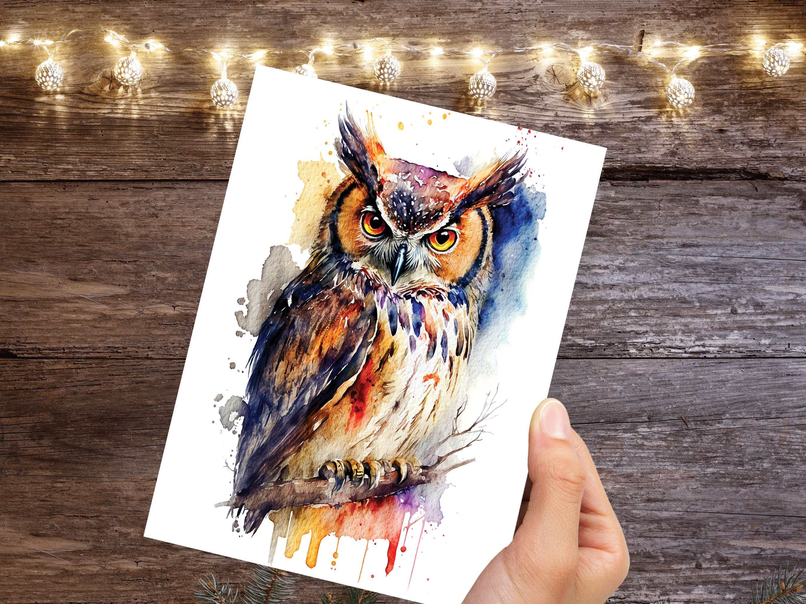 Owl Good Luck Card Birthday Graduation Well Done Exams School Leaving New Job Congratulations Dark Academia Thinking of You Greetings Cards