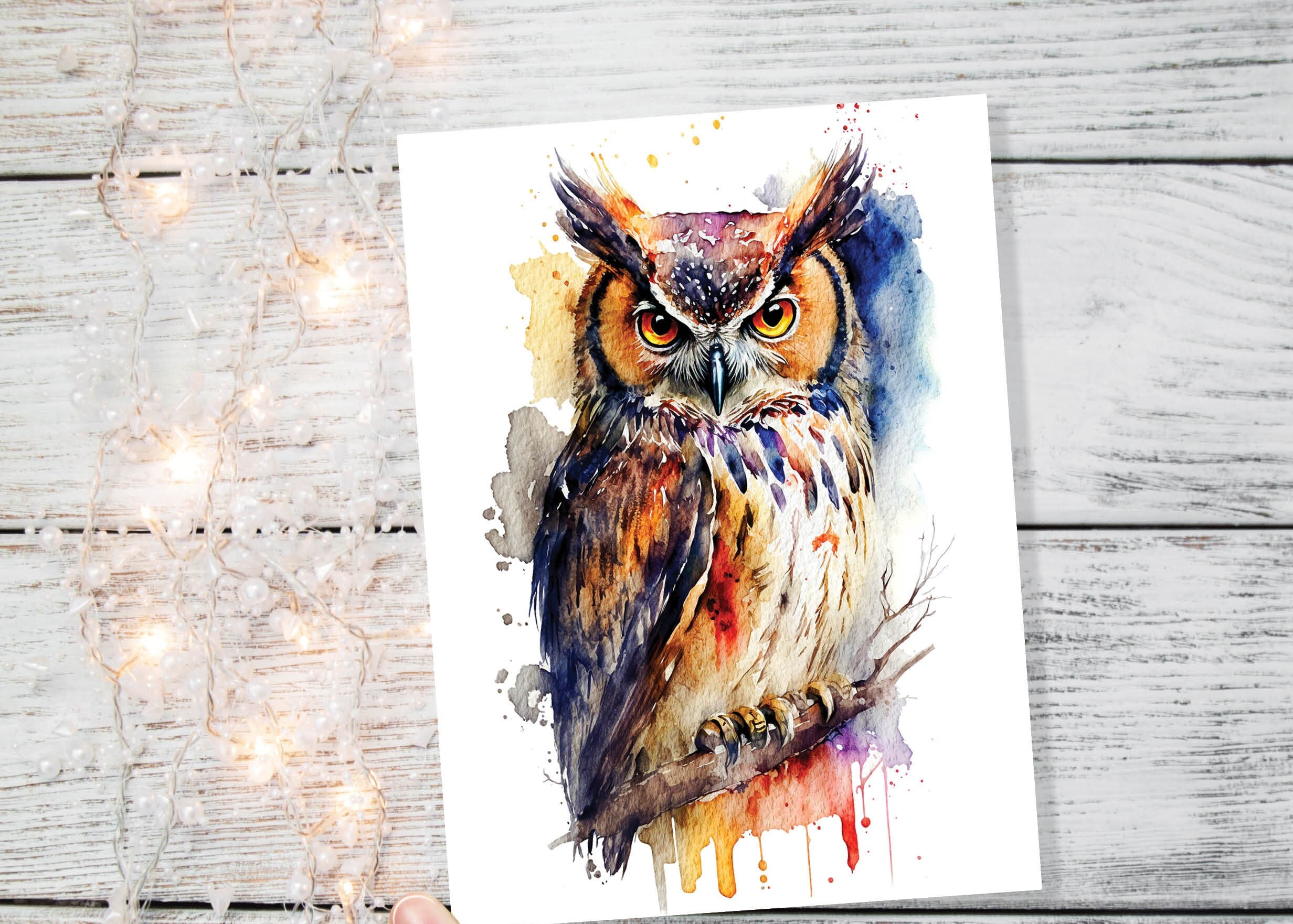 Owl Good Luck Card Birthday Graduation Well Done Exams School Leaving New Job Congratulations Dark Academia Thinking of You Greetings Cards - View 5