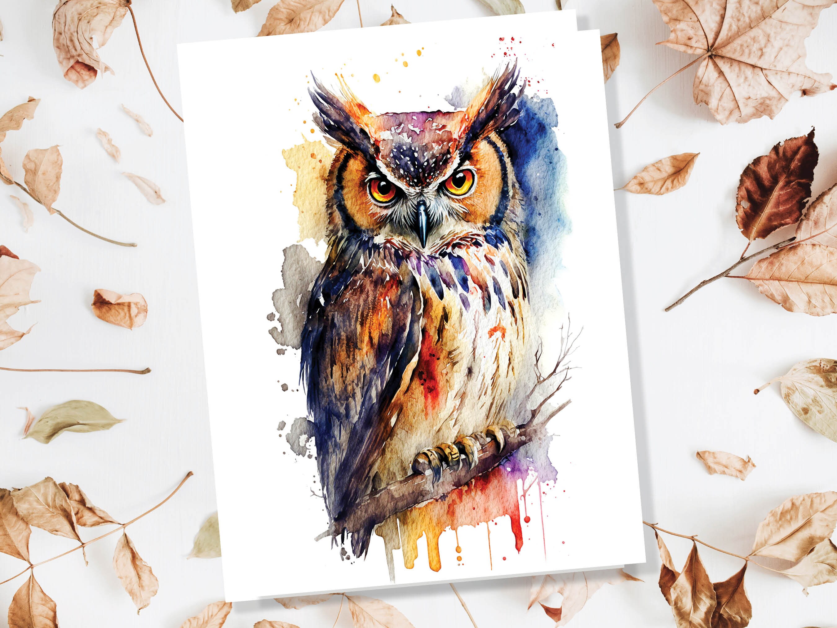 Owl Good Luck Card Birthday Graduation Well Done Exams School Leaving New Job Congratulations Dark Academia Thinking of You Greetings Cards - View 8