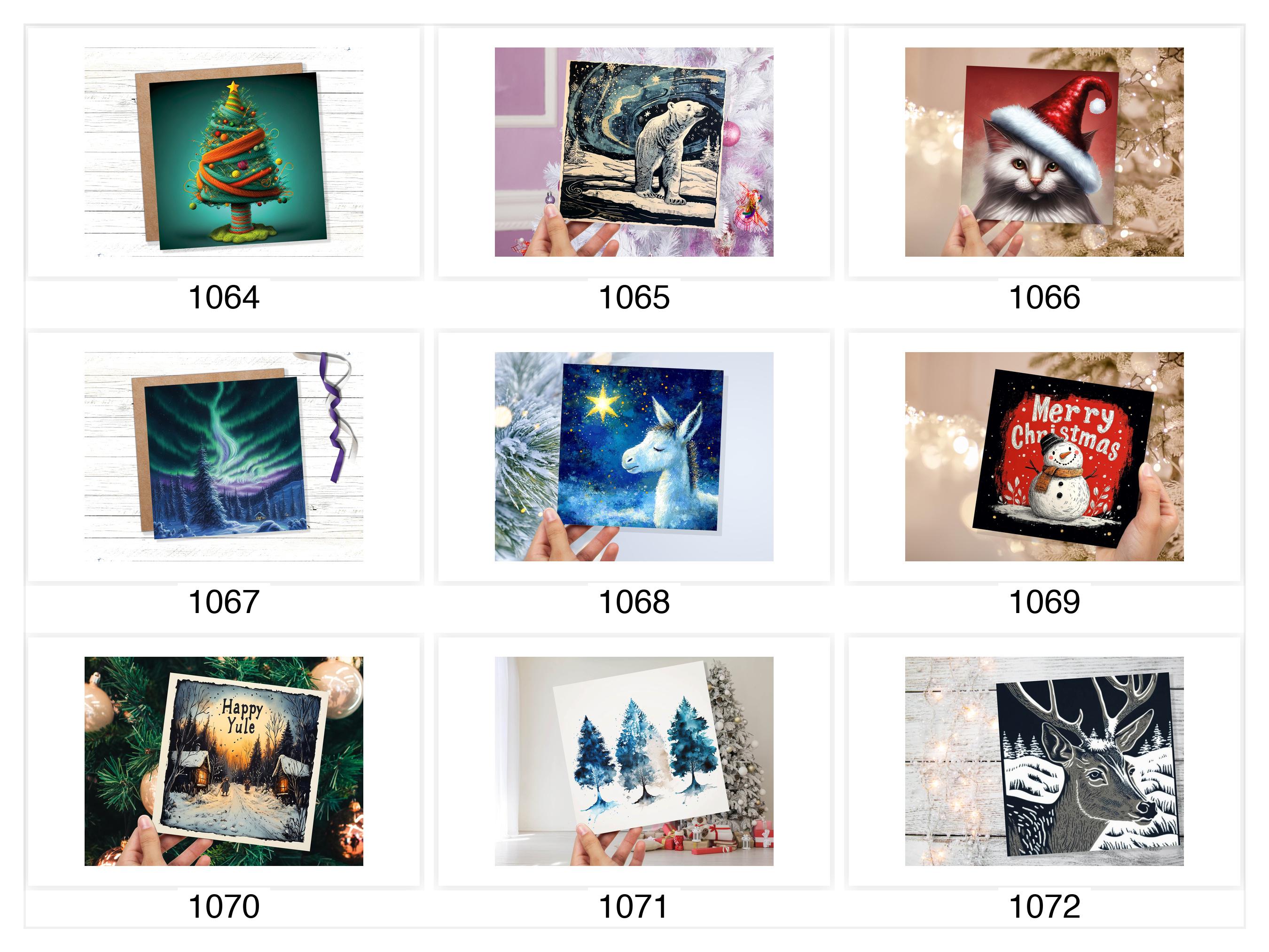 Mix & Match Christmas Cards - Choose Any 5 or 10 Cards from Shop - View 9