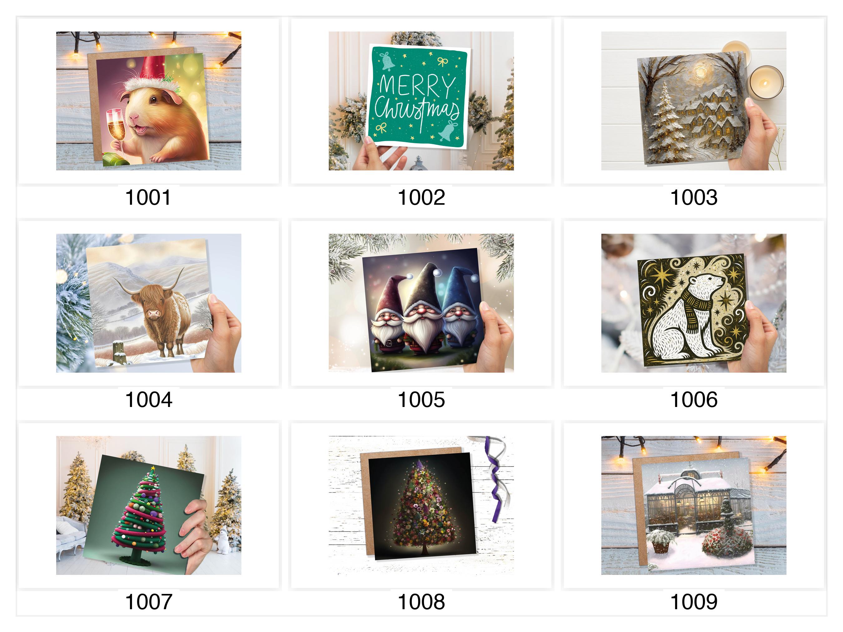 Mix & Match Christmas Cards - Choose Any 5 or 10 Cards from Shop - View 2