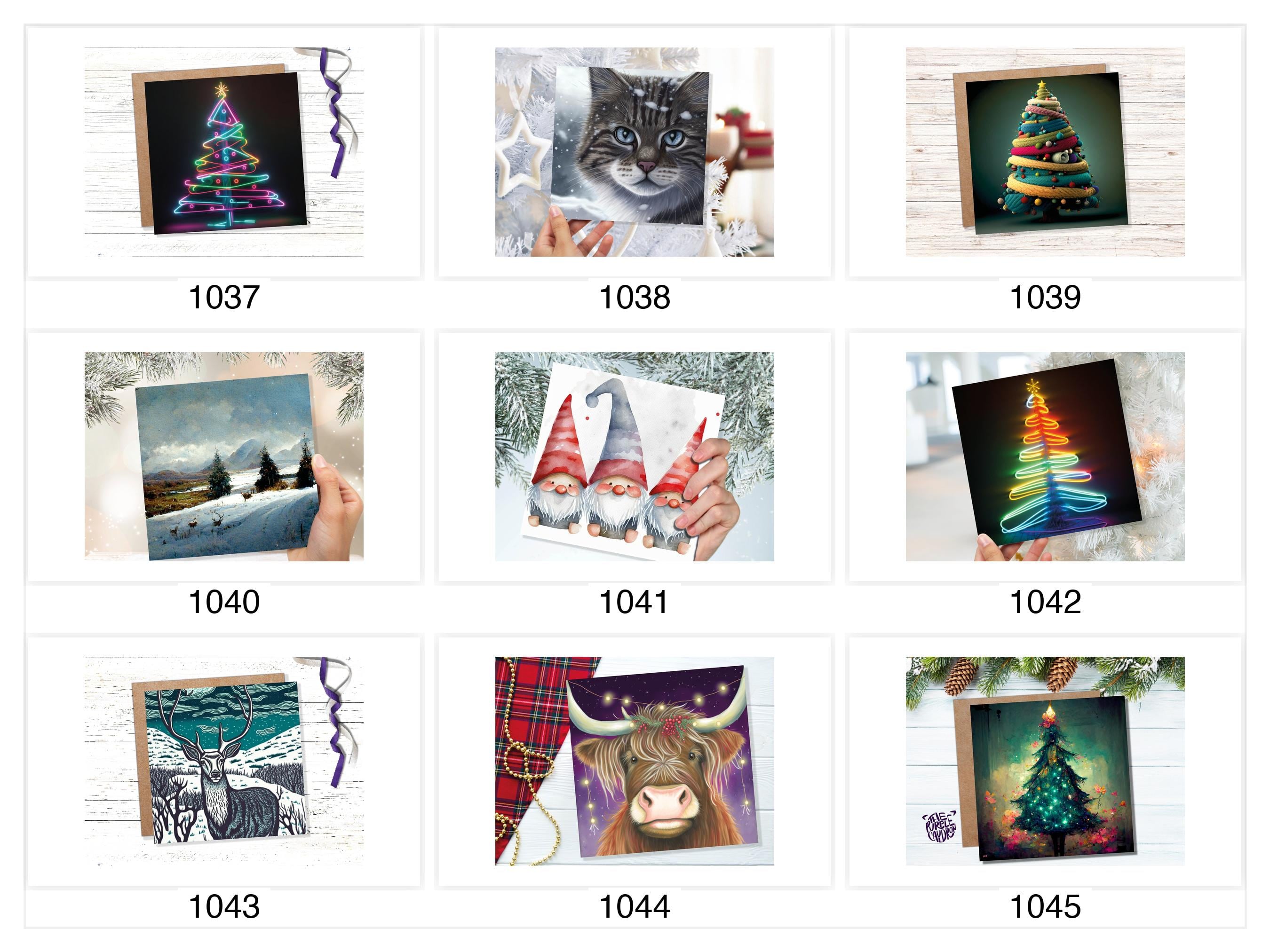 Mix & Match Christmas Cards - Choose Any 5 or 10 Cards from Shop - View 6